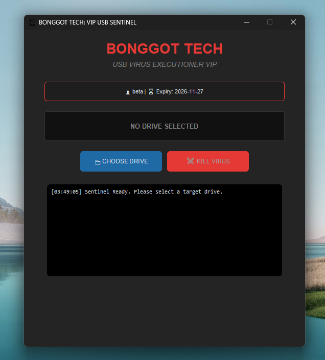 Bonggot Tech VIP GUI